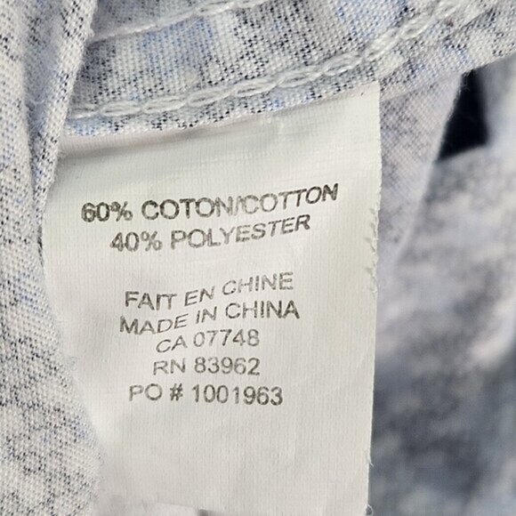 Soul Of London Dress Shirt Men's Size 15 Multicolor Long Sleeve Preppy - Picture 8 of 10